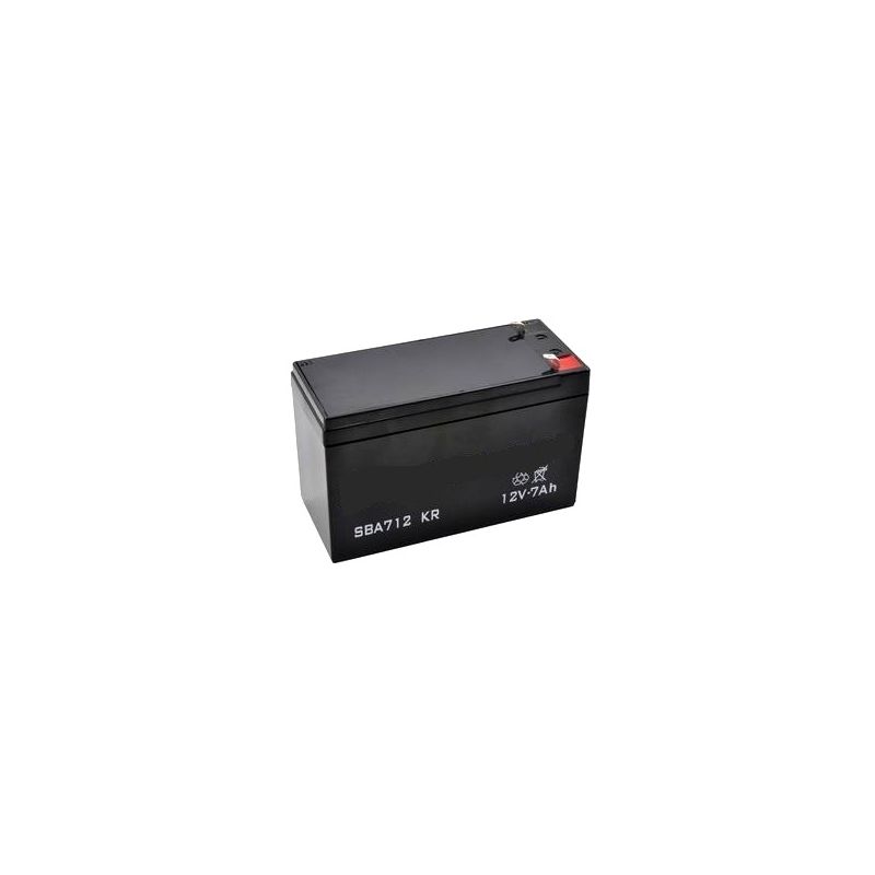 118120004/0 - Batterie sèche 12V - 7AH pour tondeuse autoportée Castelgarden / GGP