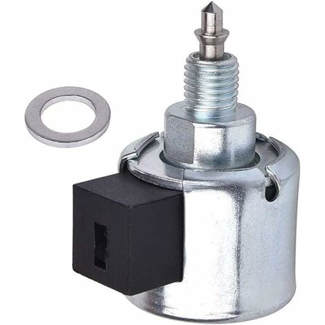 846639 Solénoïde d'arrêt de carburant avec joint de remplacement pour moteur de jardin Briggs et Stratton 33R777-0012-G1