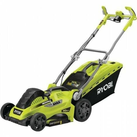 Tondeuse a Gazon RYOBI -   1800 W - Ø coupe 40 cm - ramassage et mulching - double poignée Vertebrae™ - RLM18E40H