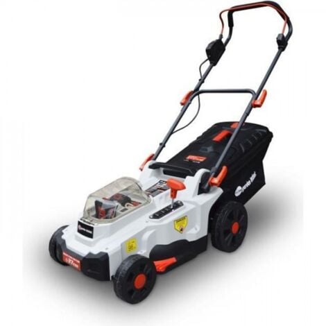 Tondeuse a Gazon   a batterie 37cm 40V (2x 20V 2Ah) - Moteur induction - Fonction mulching- TDE40V37-LI2BF