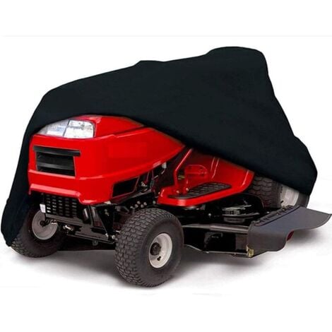 Housse de tondeuse à gazon, housse de tracteur étanche pour terrasses jusqu'à 137,2 cm, polyester Oxford 420D robuste, durable, UV, résistant à l'eau pour votre tracteur de jardin.--TRIMEC