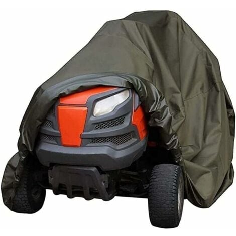 Housse de Tondeuse autoportée, imperméable, Robuste, Durable, résistante aux UV et à l'eau pour Tracteur de Jardin autoporté à l'intérieur et à l'extérieur (Color : Green, Size : 1406691CM)