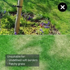 LawnMaster VBRM16 OcuMow™ Tondeuse Robot de Jardin Pose et TOND pour 150m² Coupe 20-60 mm avec Batterie Lithium-ION MX 24V 4.0Ah et Chargeur Rapide