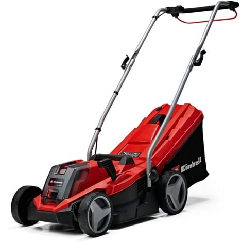 Einhell Tondeuse à gazon sans fil GE-CM 18/33 Li-Solo Power X-Change (18 V, 200 m², 33 cm, 30 L, réglage de la hauteur de coupe en 5 étapes) Livré sans Batterie ni Chargeur