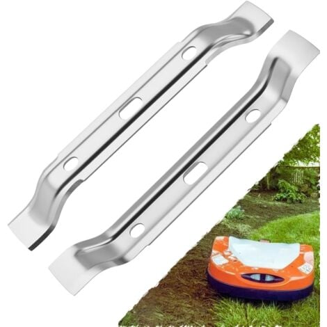 Lot de 2 lames de débroussailleuse pour tondeuse à gazon Stihl iMOW RMI 422 422P C Viking iMow ML4, 20 cm