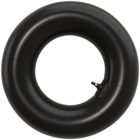 Wiltec Chambre à air 16x6.50-8 pour pneu de tracteur à pelouse – 400 x 400 x 100 mm – avec Valve coudée – capacité de charge max. 300 kg – pour Roue Tondeuse à gazon Brouette Chariot Diable