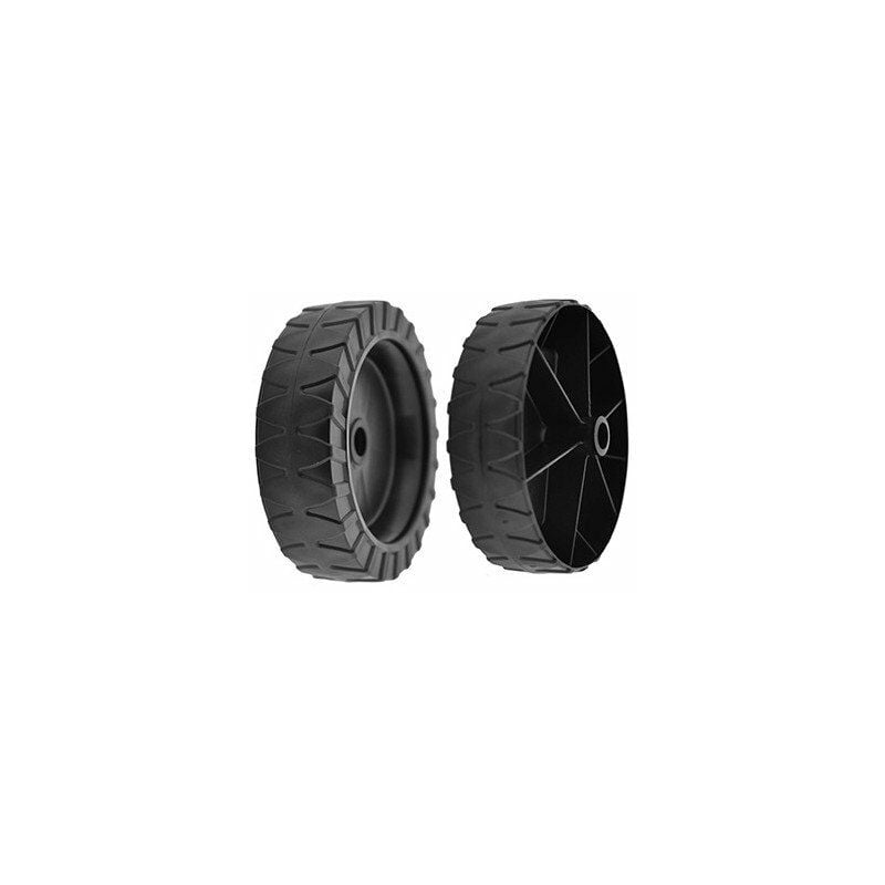Roue Pour Castelgarden, Modèles B390, C350, C390, K350, P350 - ø: Ext: 130mm, ø Int: 12mm, Largeur: 30mm. Origine:22686081/0 , 2