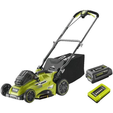 RYOBI Tondeuse 36V - coupe 40cm - 1 batterie 5,0Ah - 1 chargeur - RLM36X41H50PG